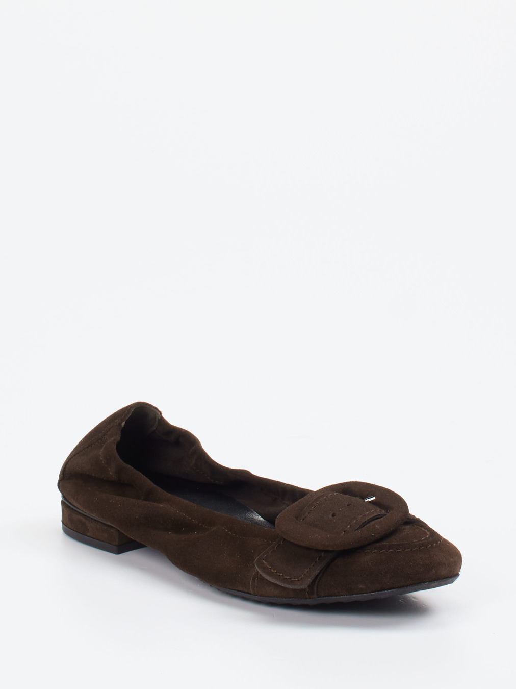 Kennel & Schmenger – Ballerinas aus Veloursleder Dunkelbraun