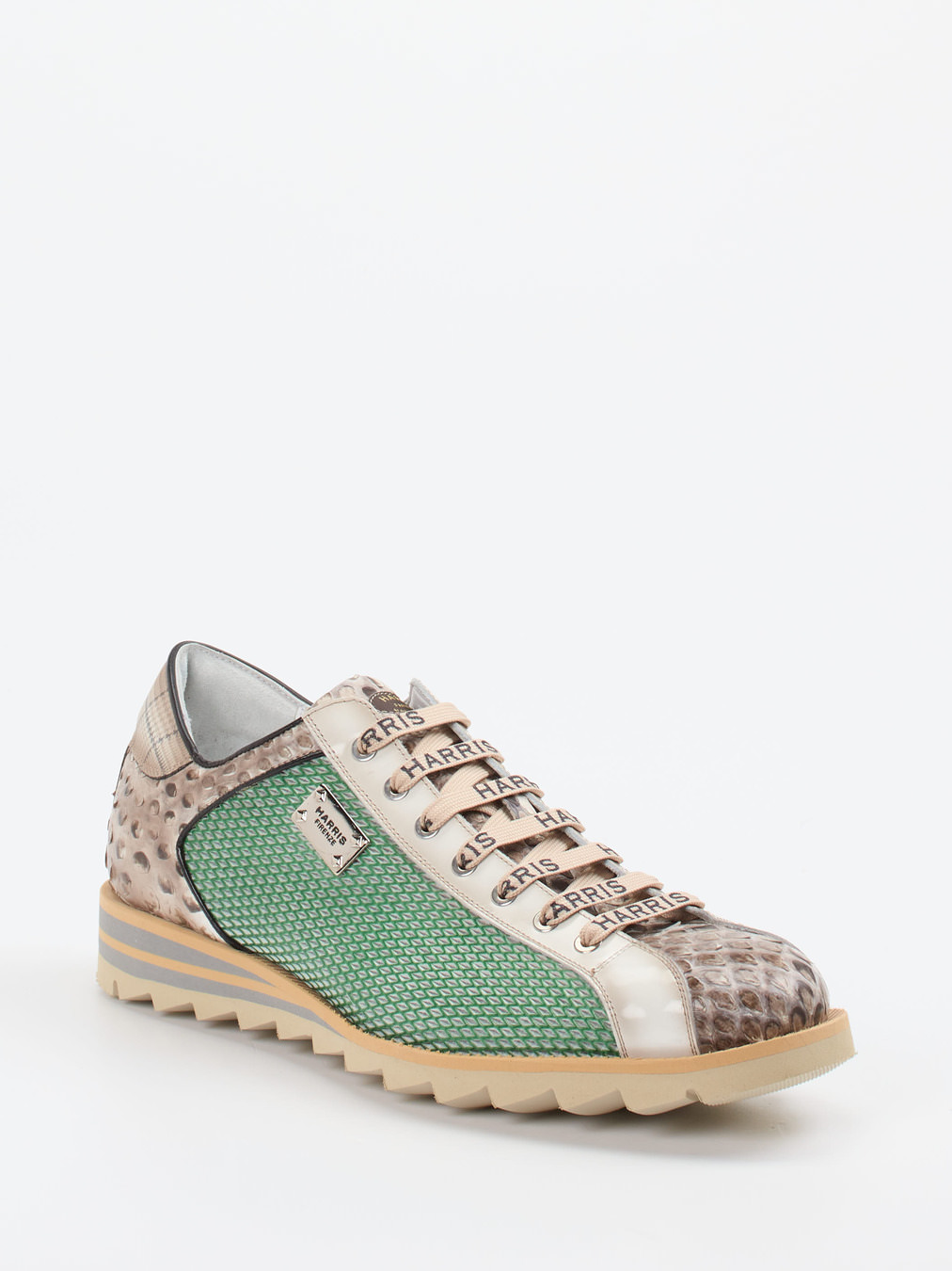 Harris – Sneaker aus Nubukleder mit Materialmix