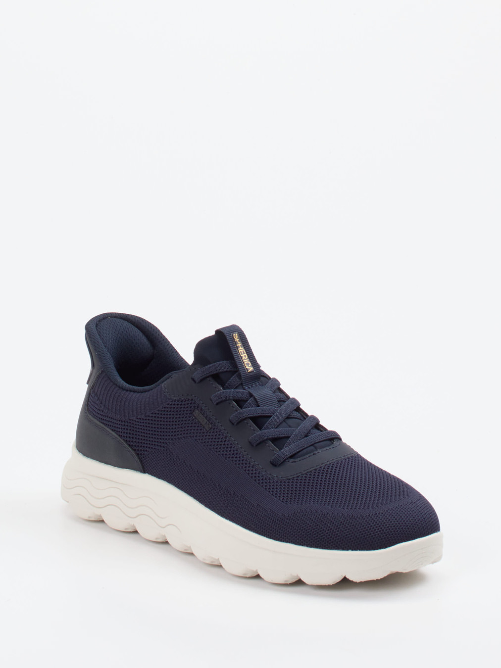 Geox – Sneaker aus gestricktem Textil Dunkelblau