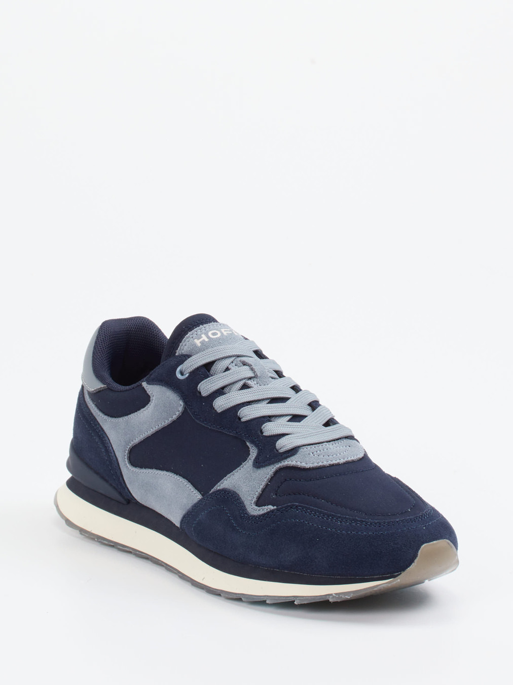 THE HOFF BRAND – Retro-Sneaker Stuttgart aus Textil und Veloursleder