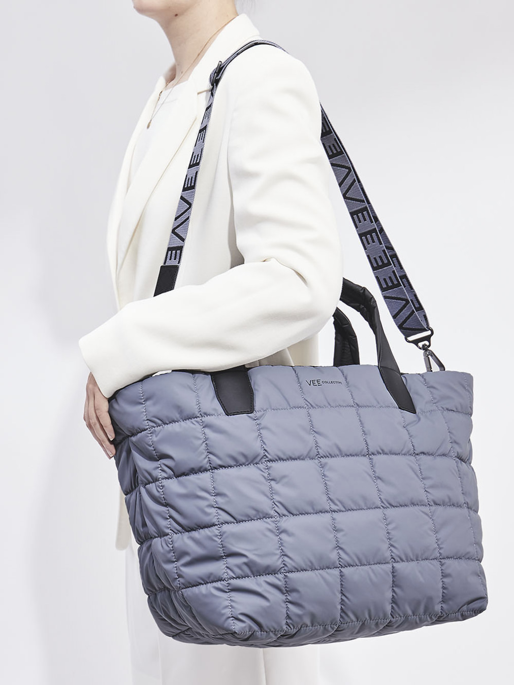 VeeCollective Berlin – Shopper aus Ripstop-Nylon Grau