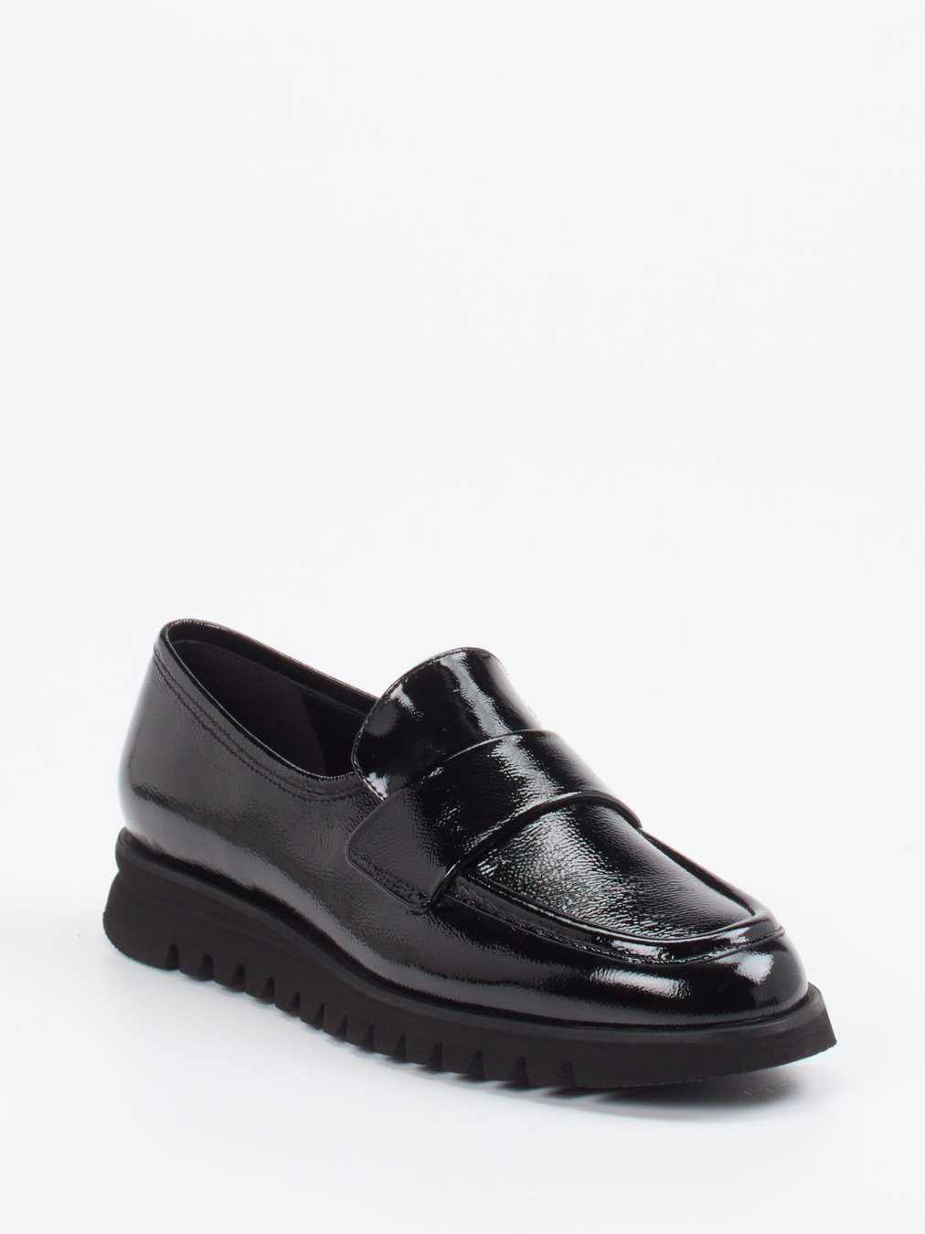 Mannori – Loafer aus Lackleder Schwarz