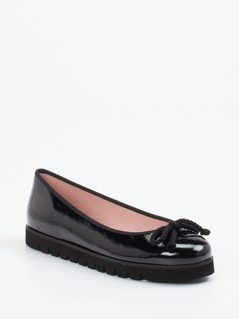 Pretty Ballerinas – Ballerinas aus Lackleder Schwarz
