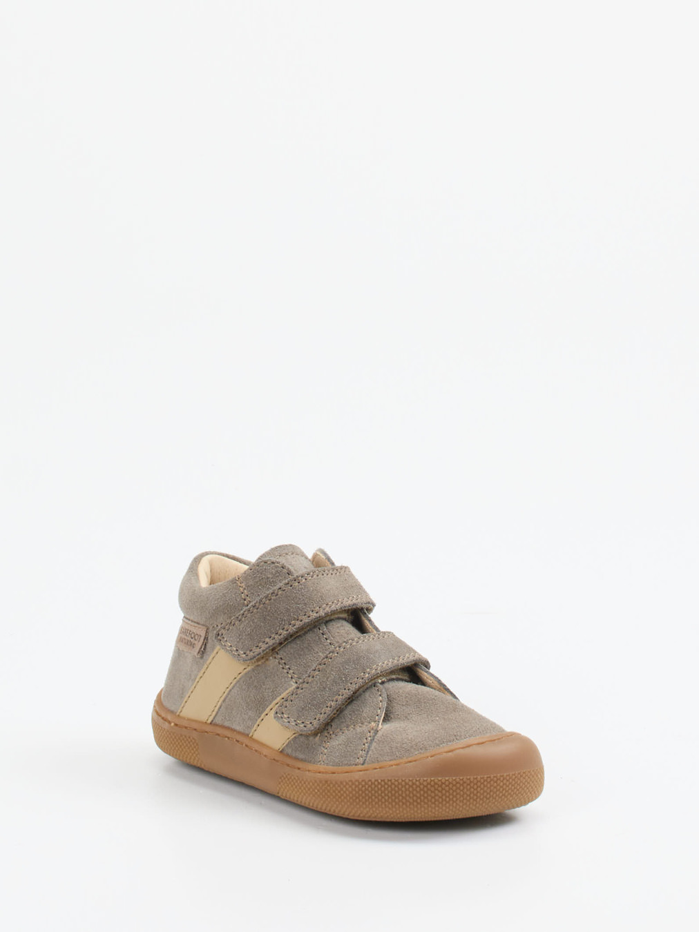 Naturino – Lauflernschuhe aus Veloursleder taupe