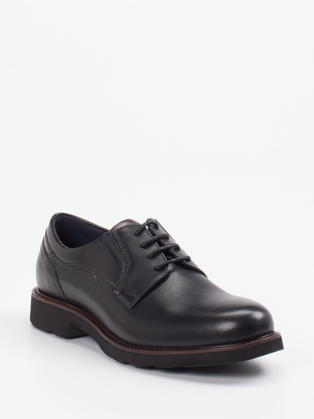 Sioux – Derby-Schnürschuh aus Kalbleder Schwarz