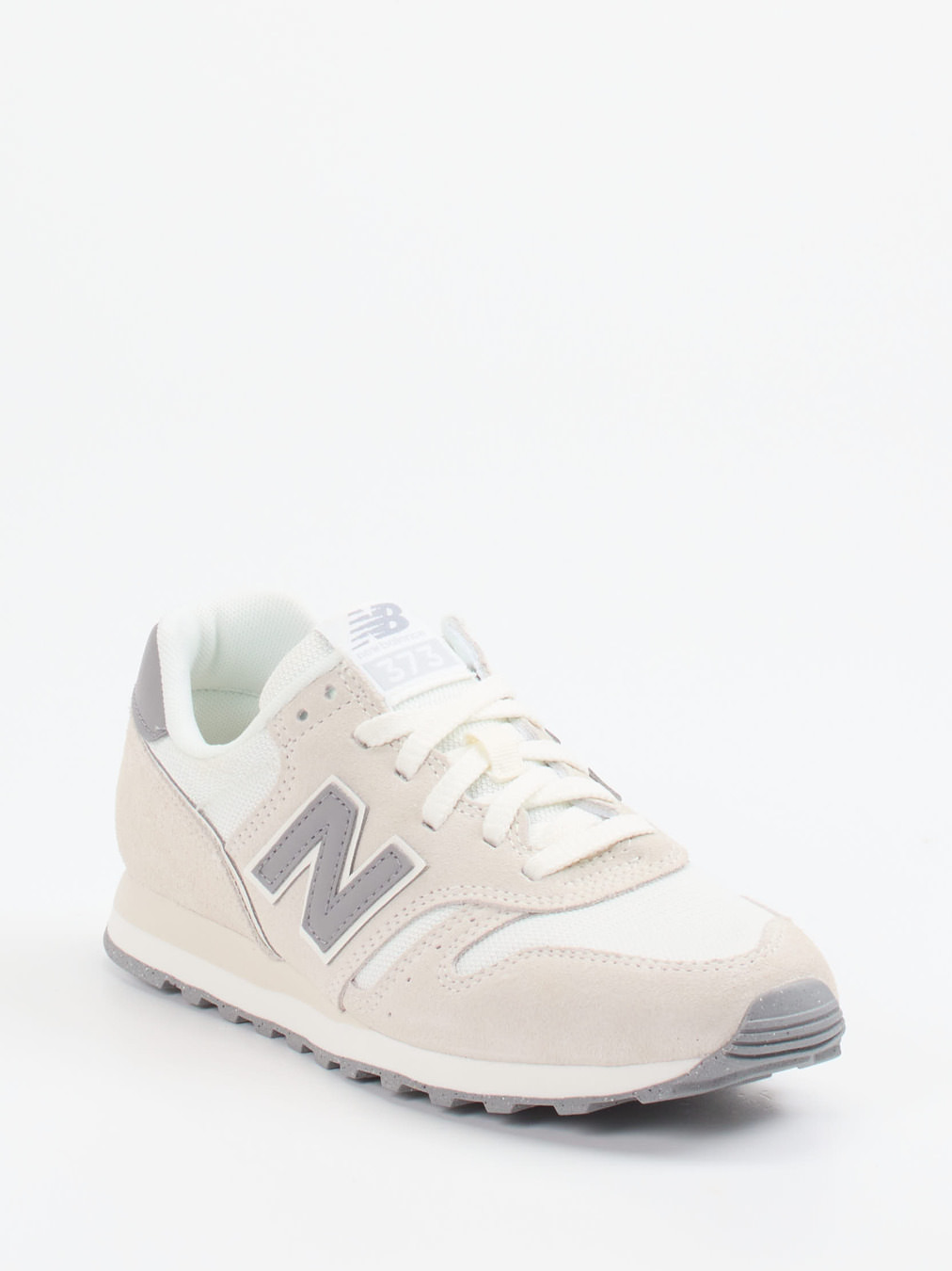 New Balance – Retro-Sneaker aus Veloursleder Beige