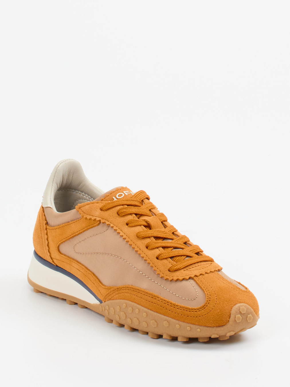 THE HOFF BRAND – Sneaker aus Veloursleder orange