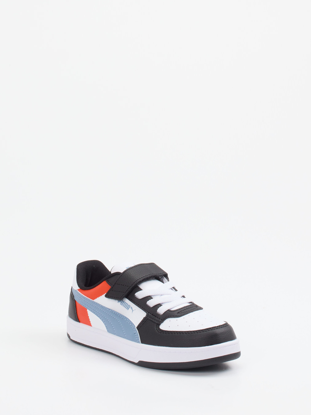 Puma – Kinder-Sneaker aus Lederimitat Color-Blocking