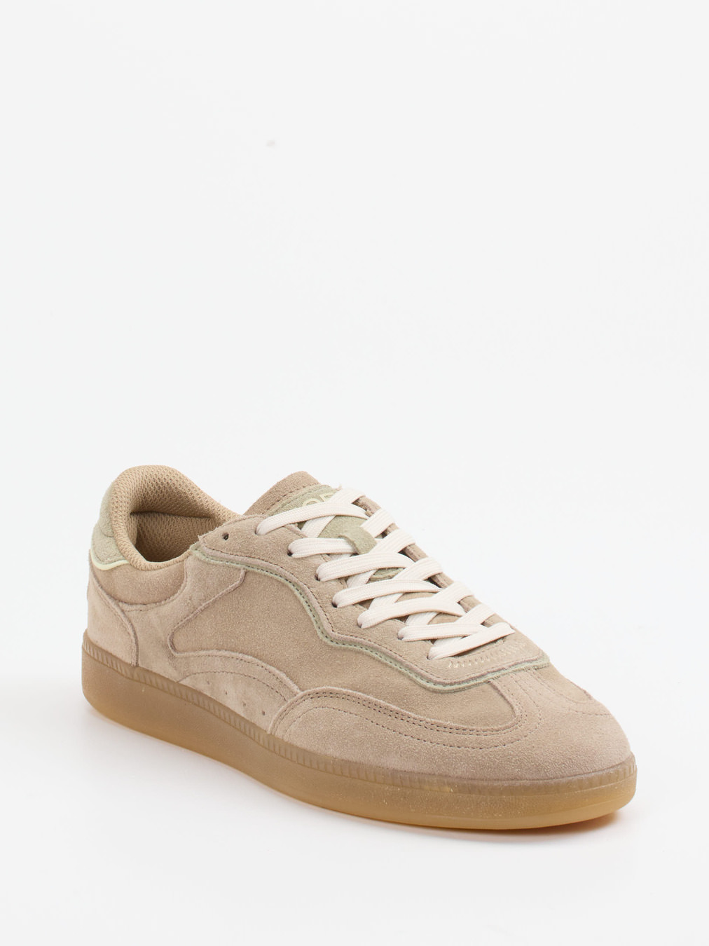 THE HOFF BRAND – Sneaker aus Veloursleder beigebraun