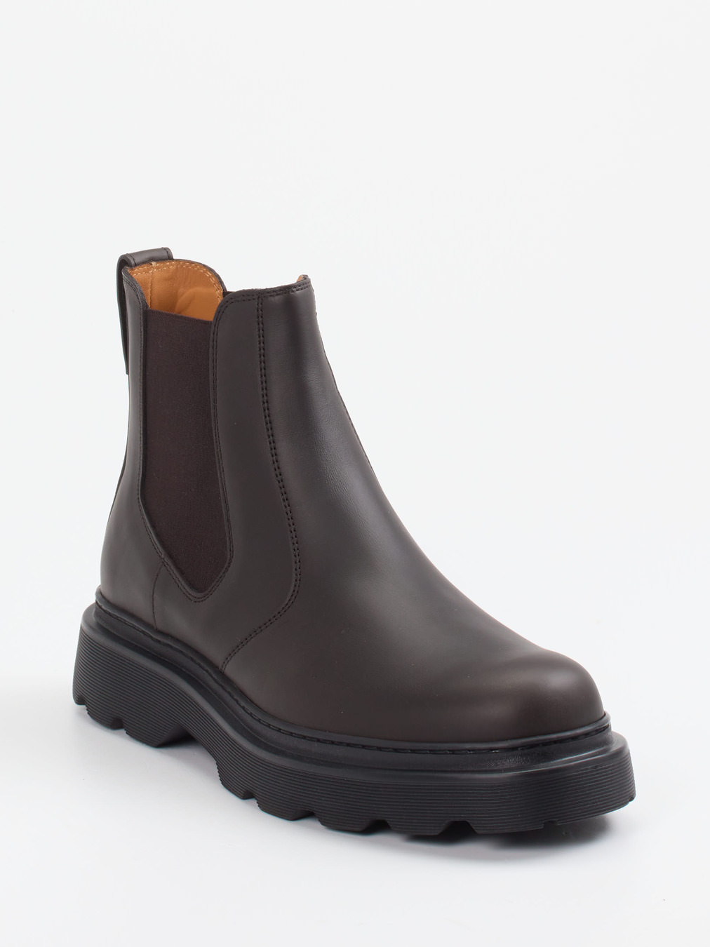 Tod's – Chelsea Boots aus Glattleder Dunkelbraun