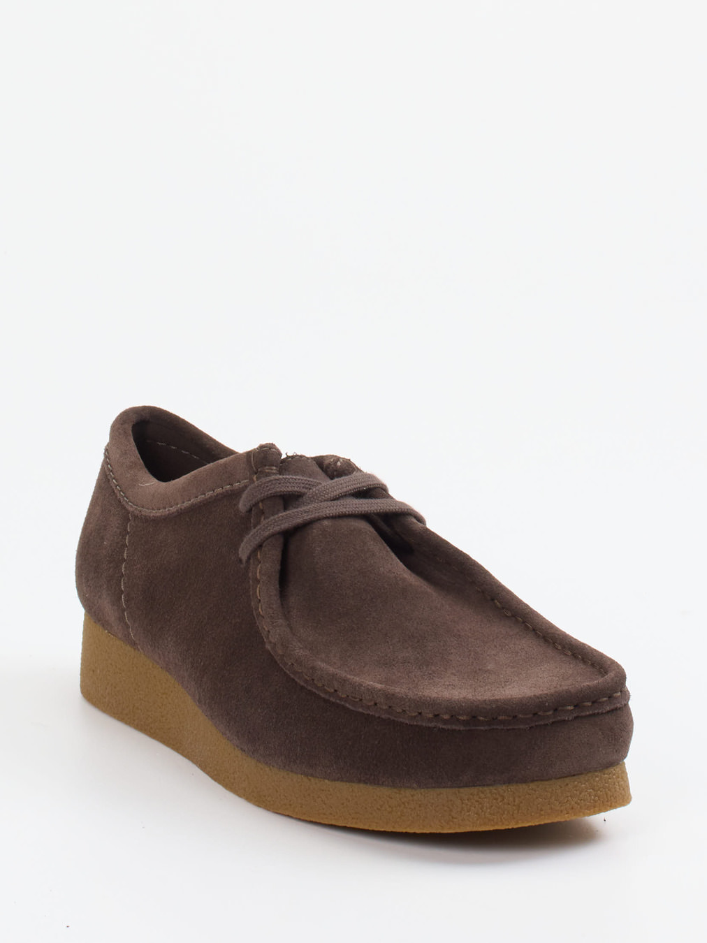 Clarks – Mokassin-Halbschuh aus Veloursleder braun