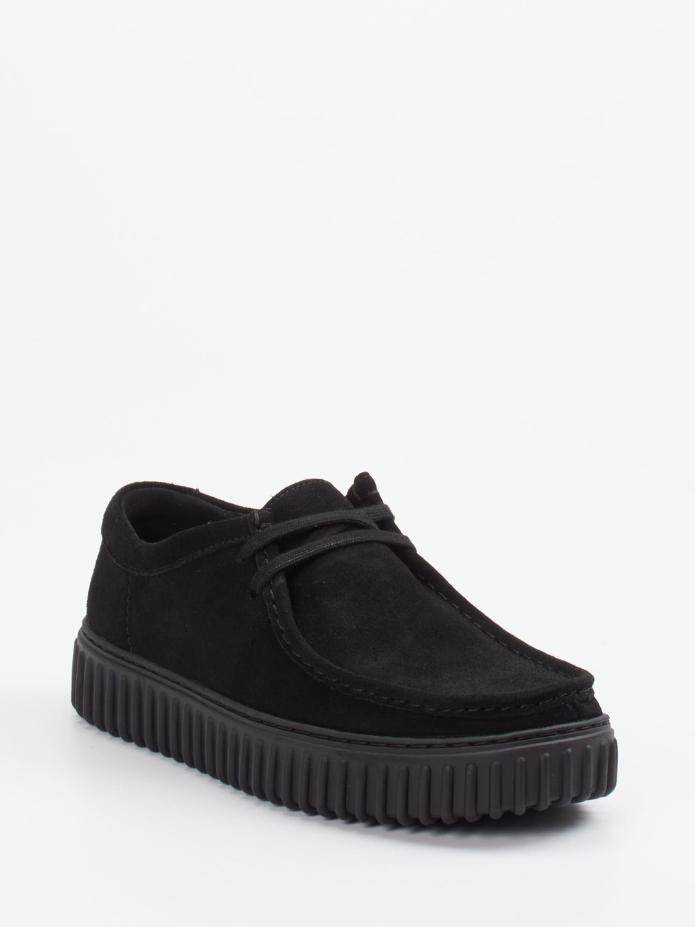 Clarks – Mokassin-Halbschuh aus Veloursleder schwarz