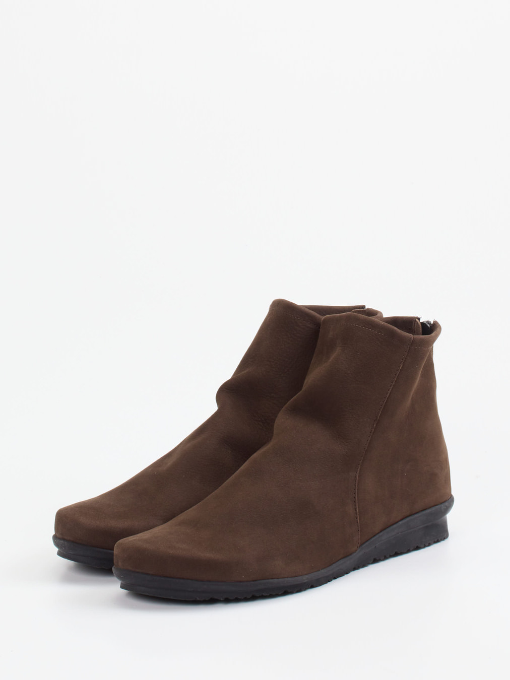 Arche – Stiefelette aus Nubukleder schokoladenbraun