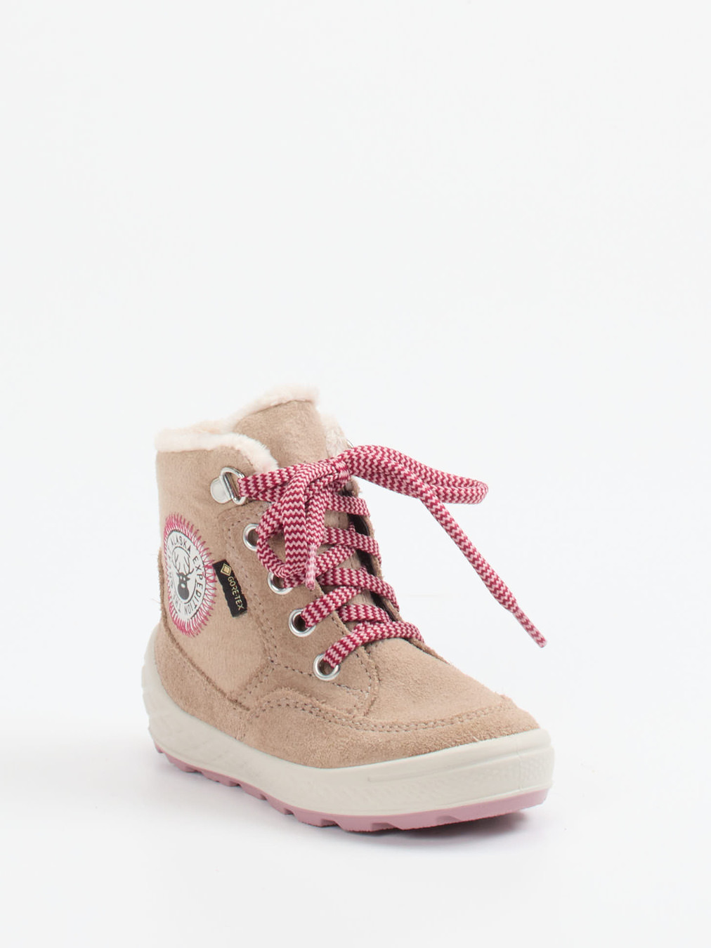 Superfit – Kinderboots aus Veloursleder beigebraun