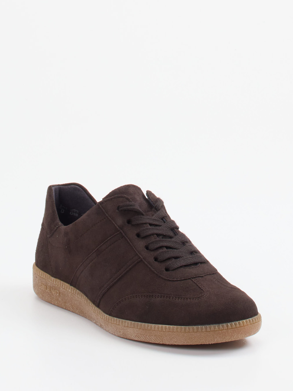 Semler – Sneaker aus Veloursleder dunkelbraun