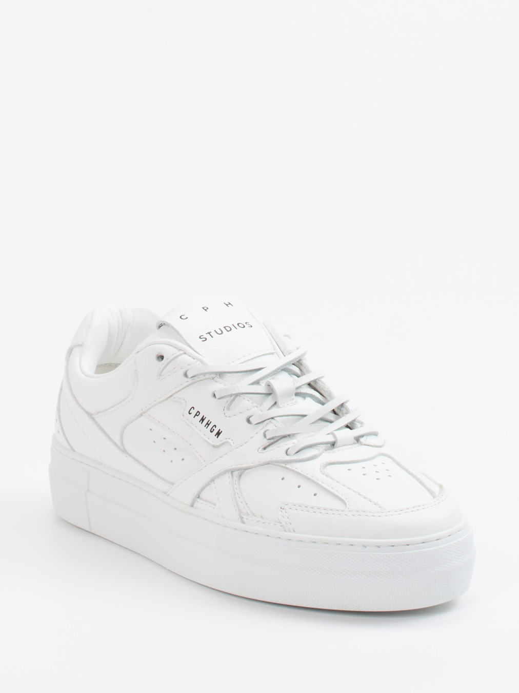 Copenhagen – Sneaker aus Kalbleder weiß