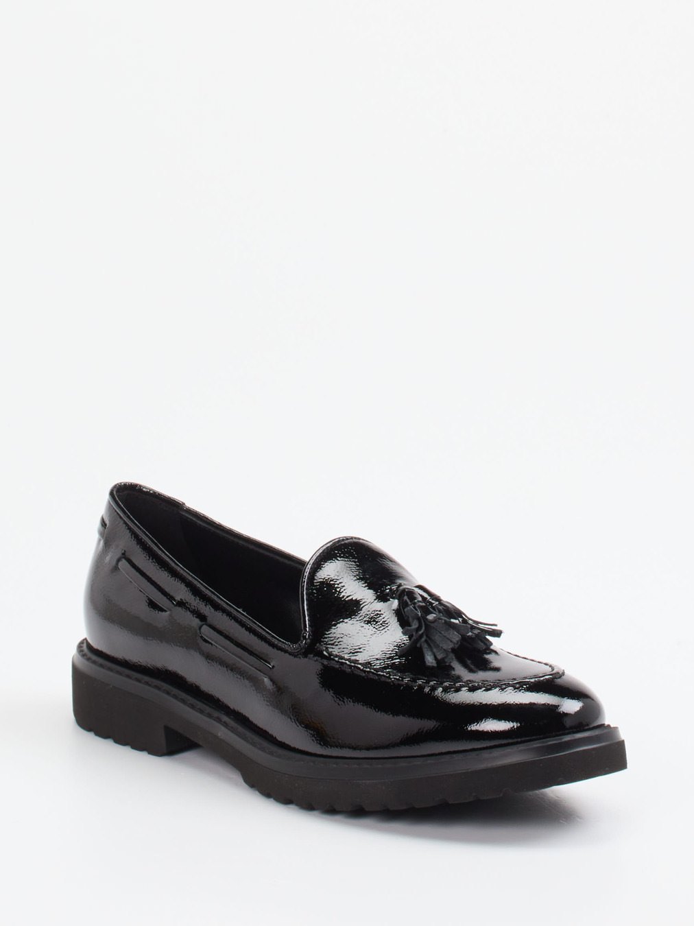 Konstantin Starke – Slipper aus Lackleder schwarz