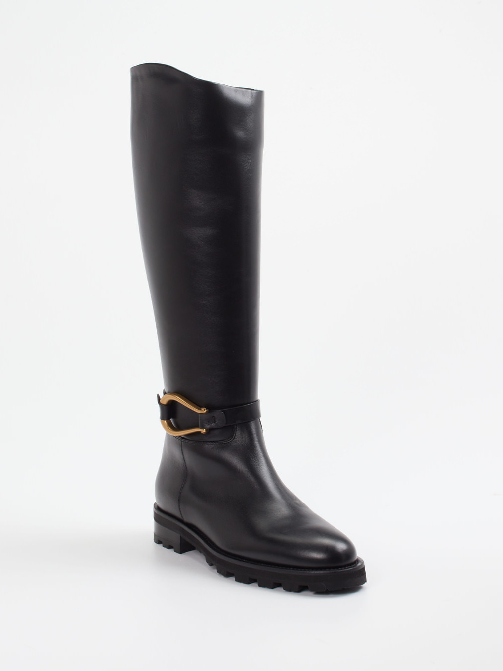 Roberto Festa – Reitstiefel aus Kalbleder schwarz