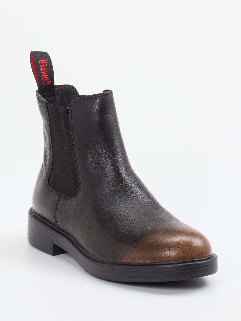 Camper – Chelsea Boots aus Glattleder Dunkelbraun