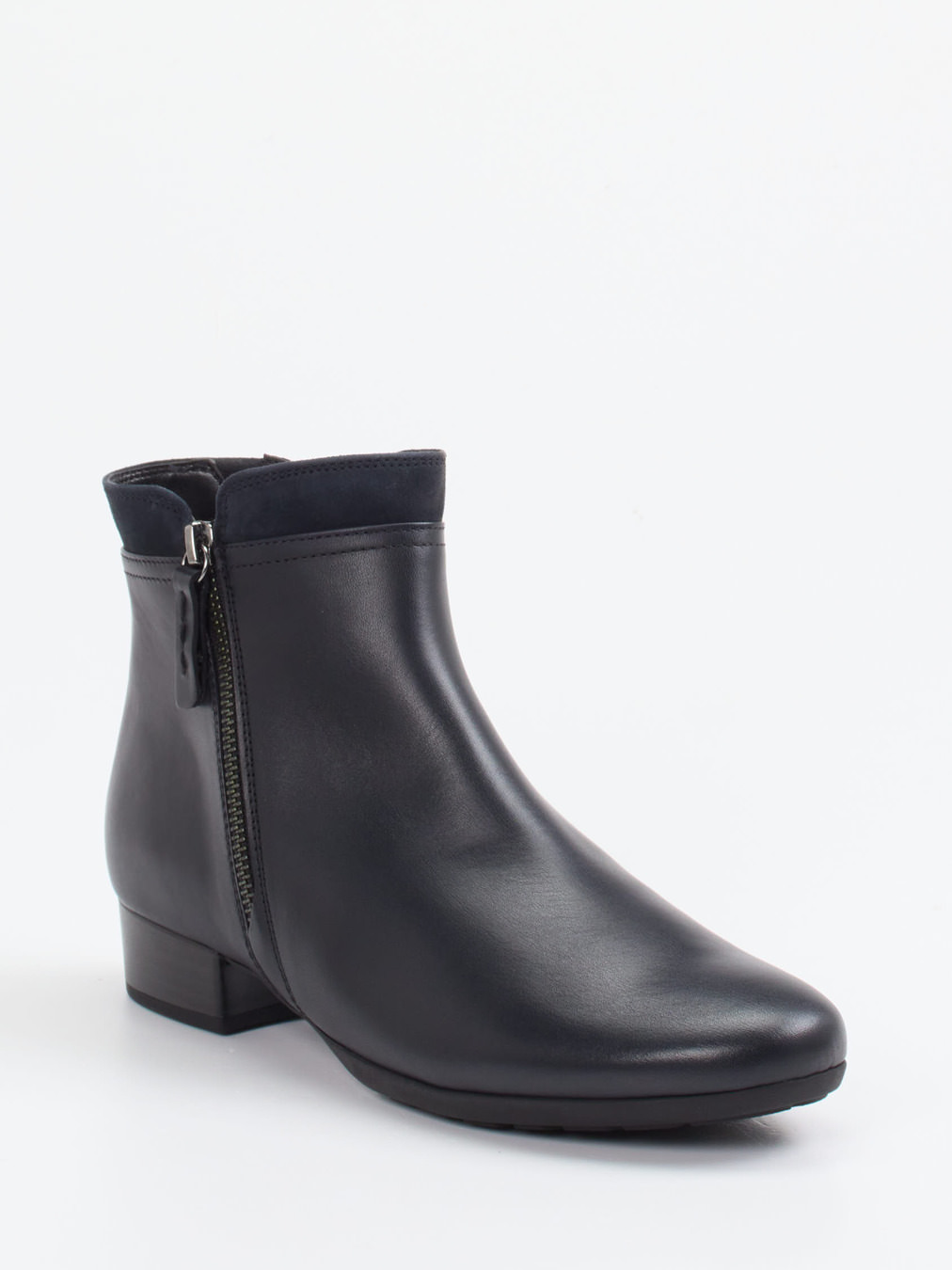 Gabor Comfort – Stiefelette aus Lammleder Schwarz