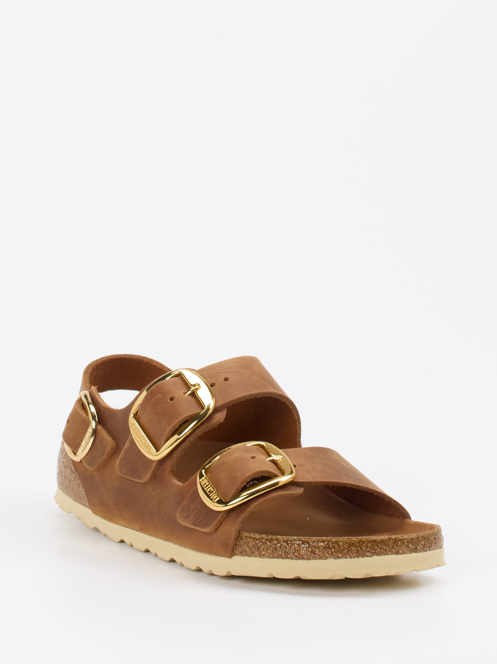 Birkenstock – Riemensandale aus Leder braun