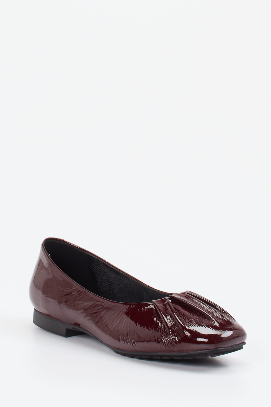 Andrea Puccini – Ballerinas aus Lackleder Bordeauxrot