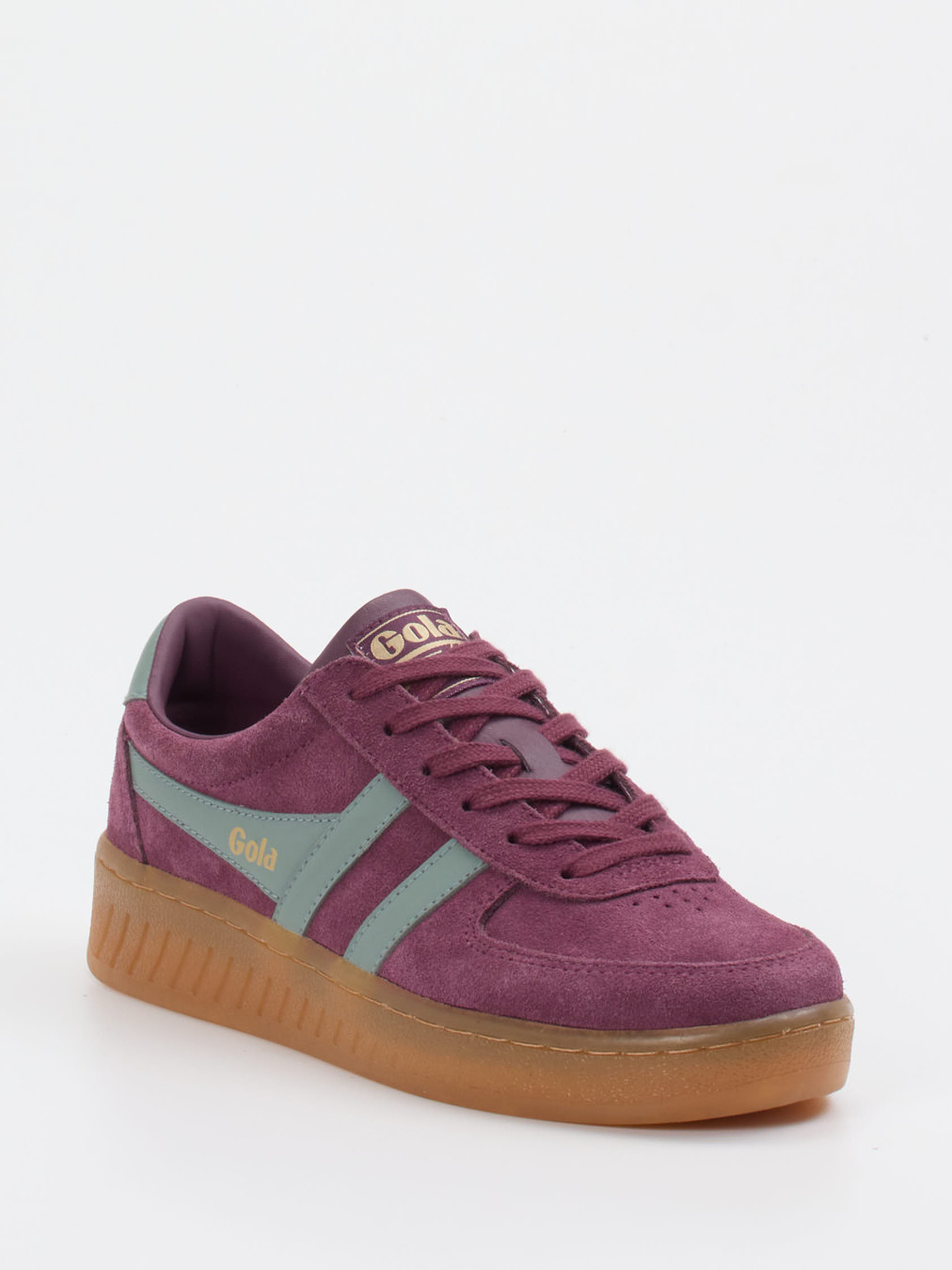 Gola – Retro-Sneaker aus Veloursleder Beerenviolett