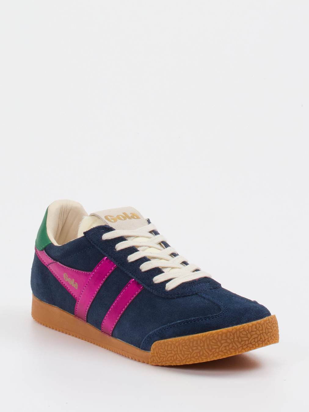 Gola – Retro-Sneaker aus Veloursleder Dunkelblau