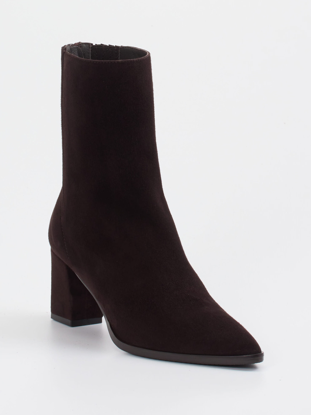 Konstantin Starke – Stiefeletten aus Veloursleder Dunkelbraun