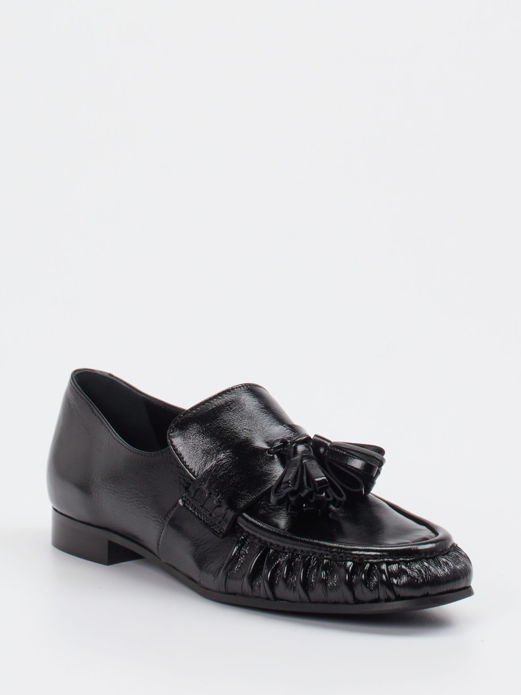 Konstantin Starke – Tassel Loafer aus Lackleder Schwarz