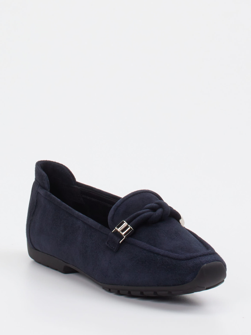 Mania – Loafer aus Veloursleder Dunkelblau