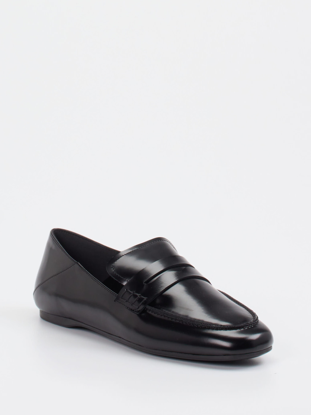 Konstantin Starke – Loafer aus Hochglanzleder schwarz