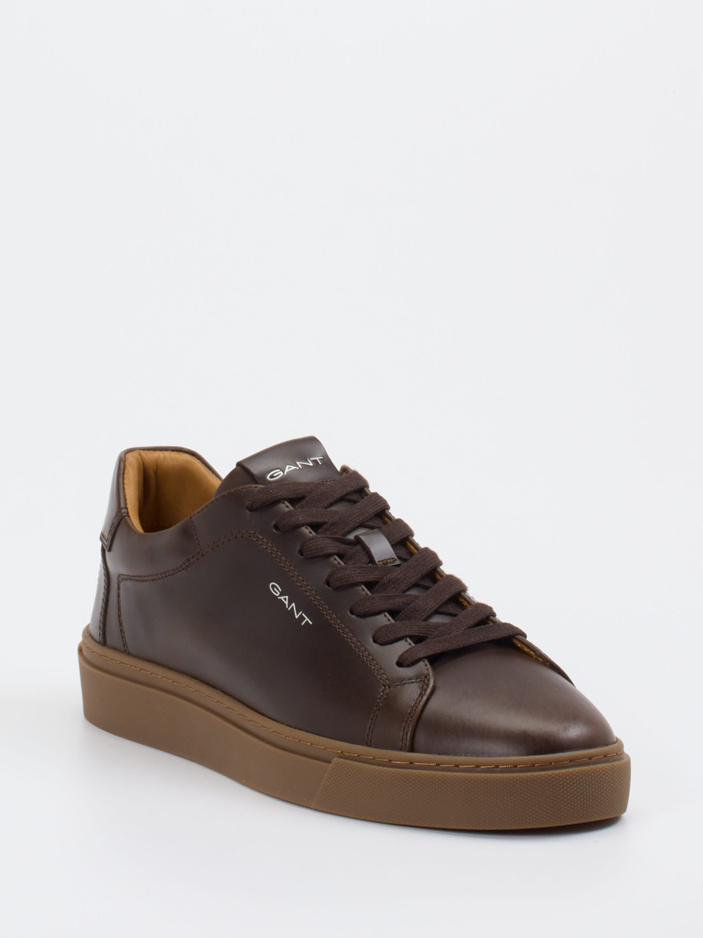 Gant – Sneaker aus Kalbleder in Braun