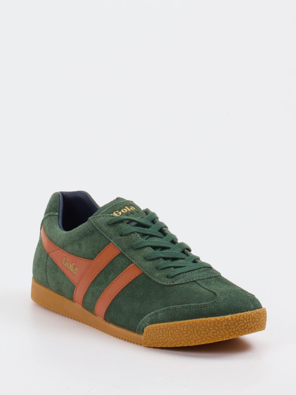 Gola – Retro-Sneaker aus Veloursleder grün