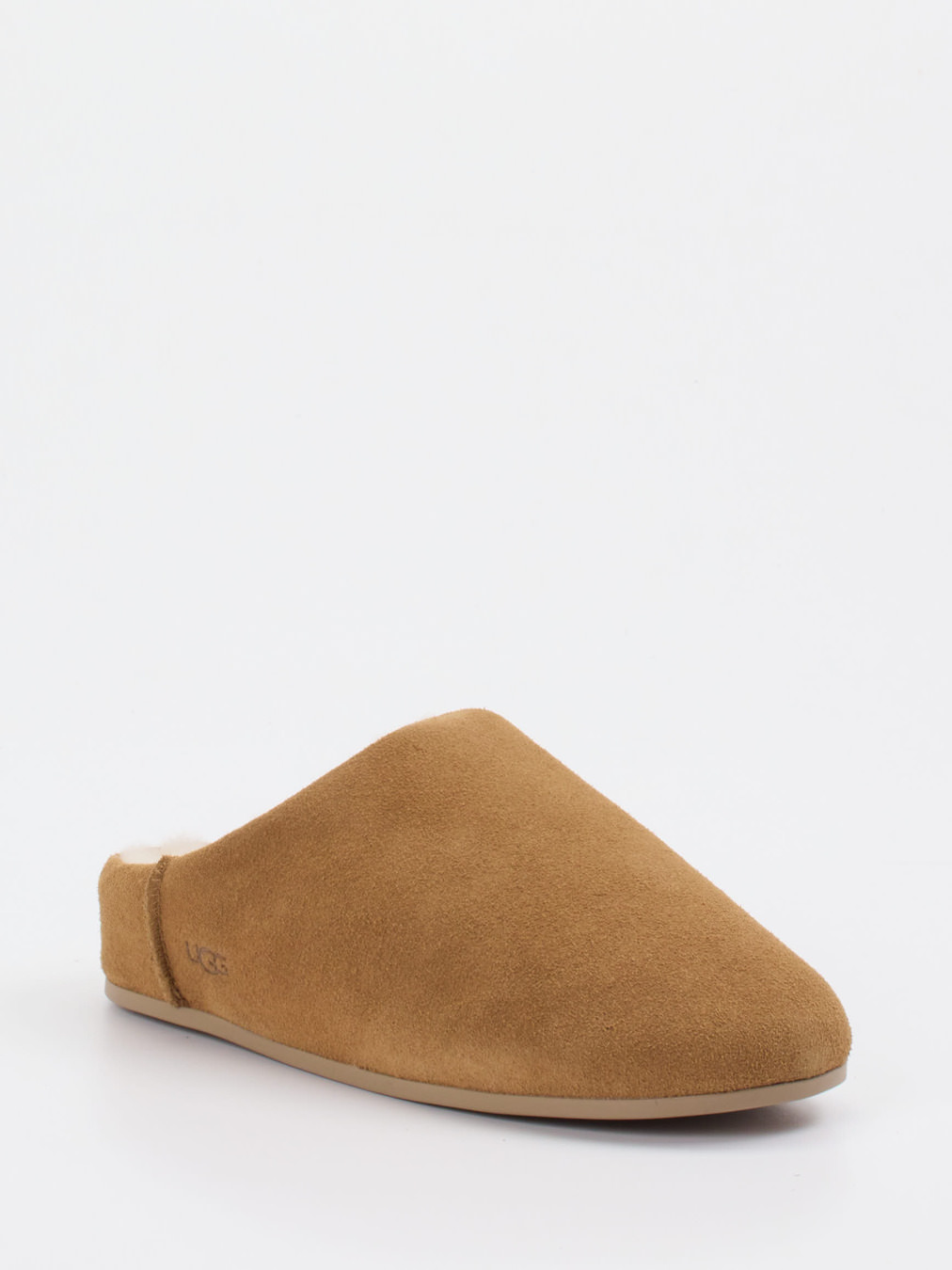 UGG – Hausschuh aus Veloursleder karamellbraun