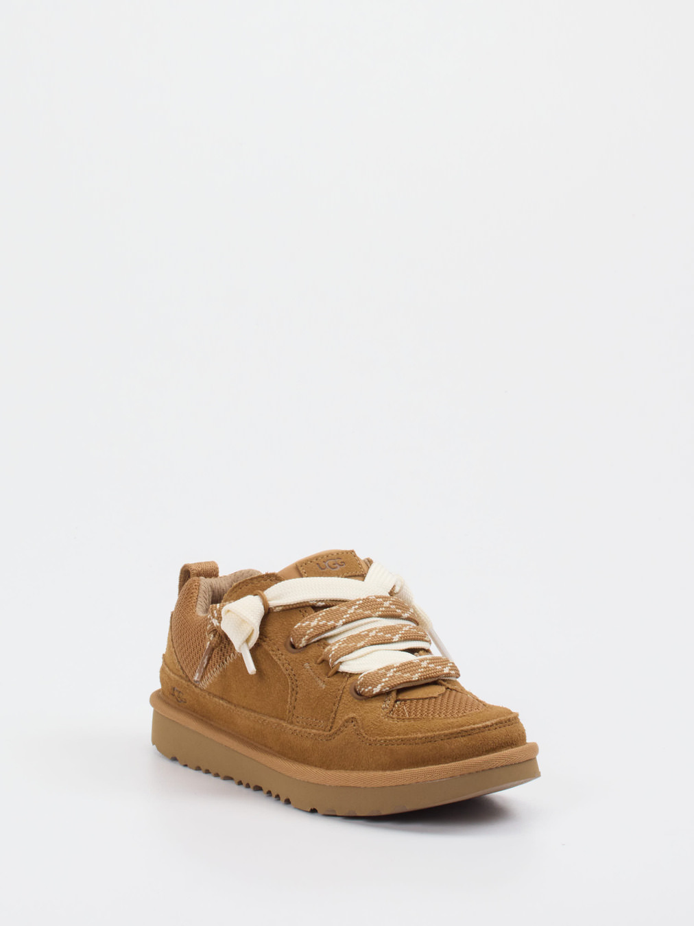 UGG – Sneaker aus Veloursleder cognacbraun