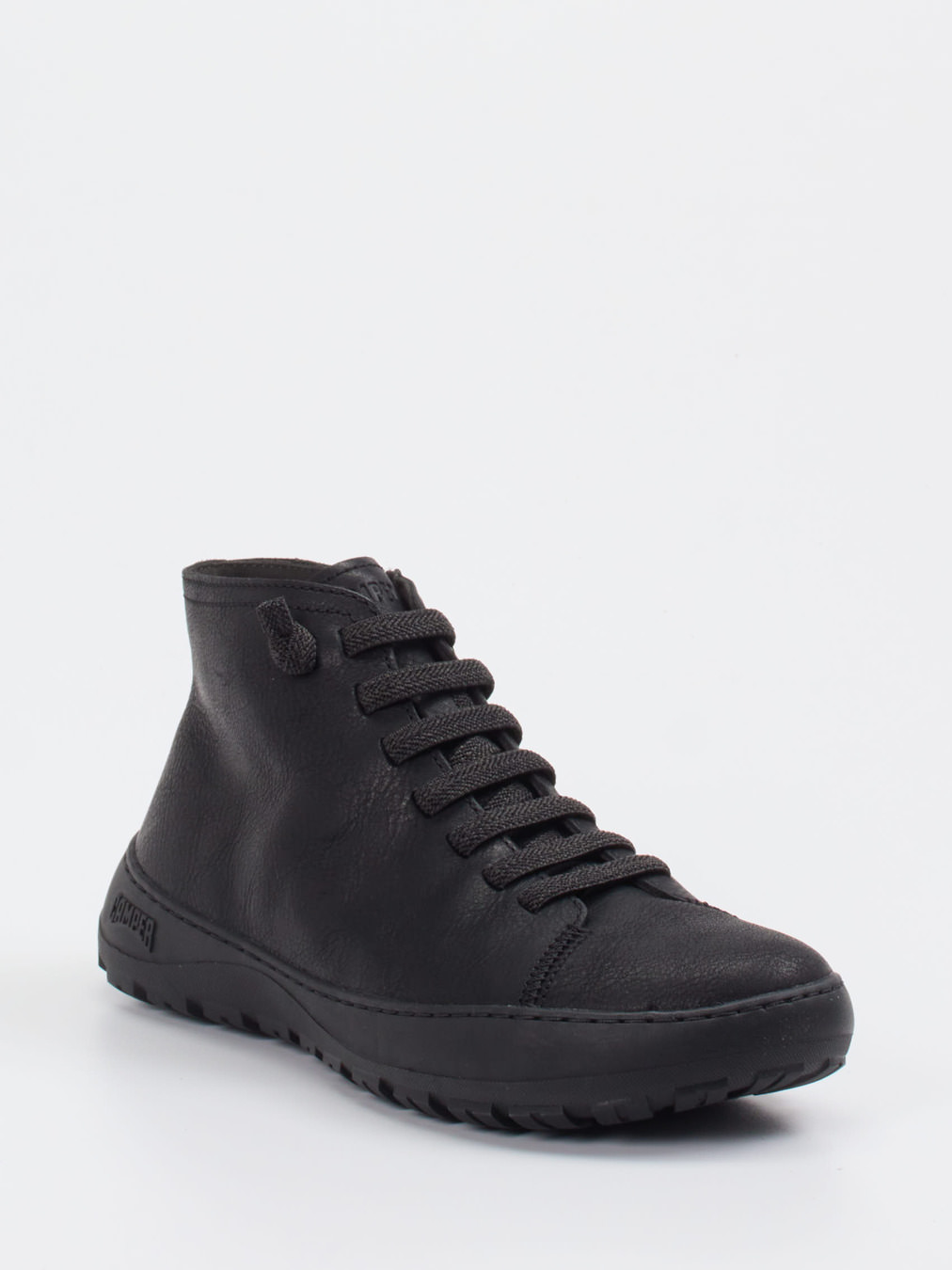 Camper – Schnürboots aus Nubukleder Schwarz