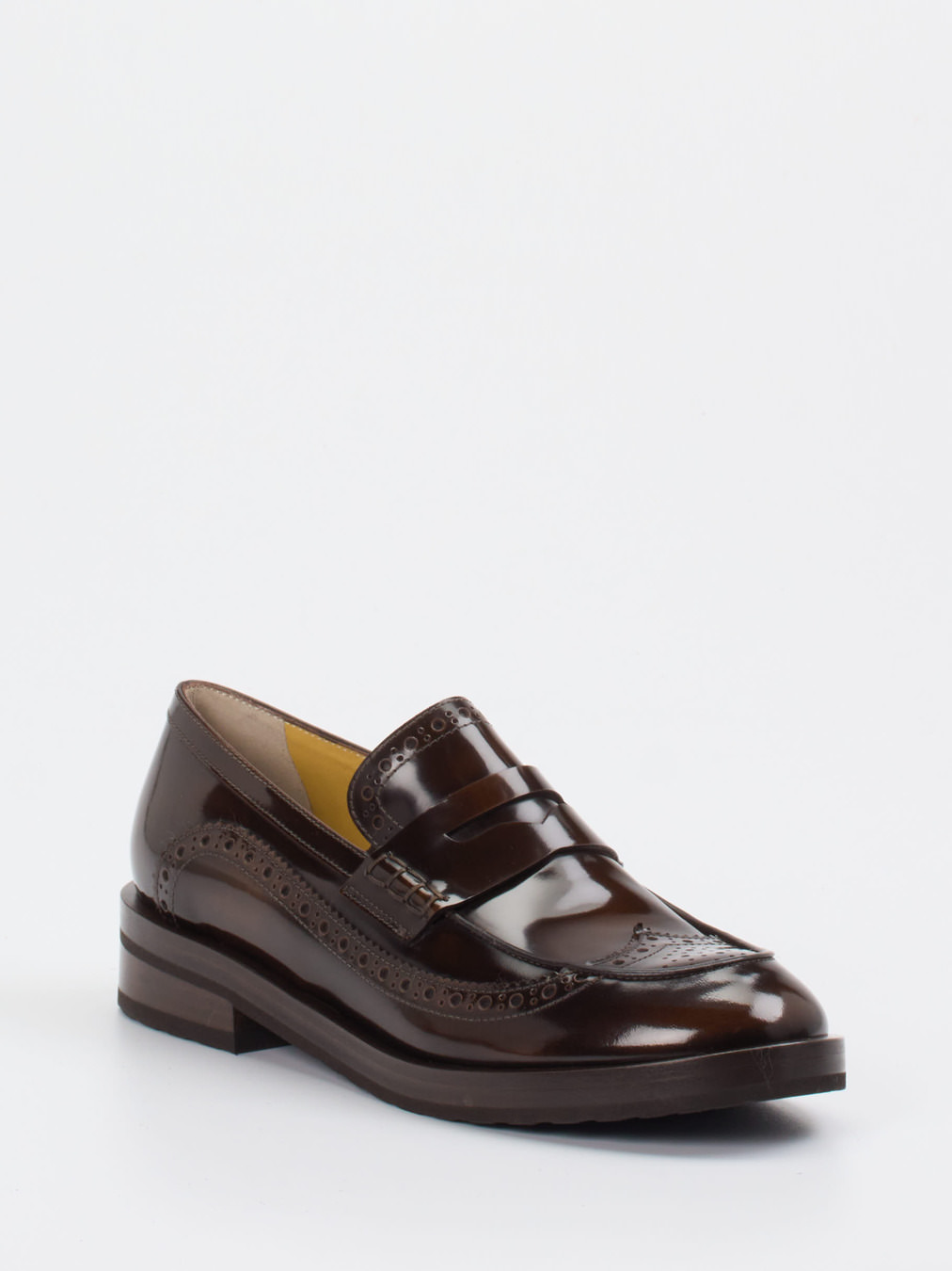 Truman's – Loafer aus Hochglanzleder Dunkelbraun