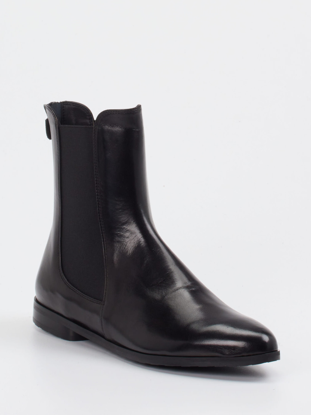 Truman's – Chelsea Boots aus Veloursleder Schwarz