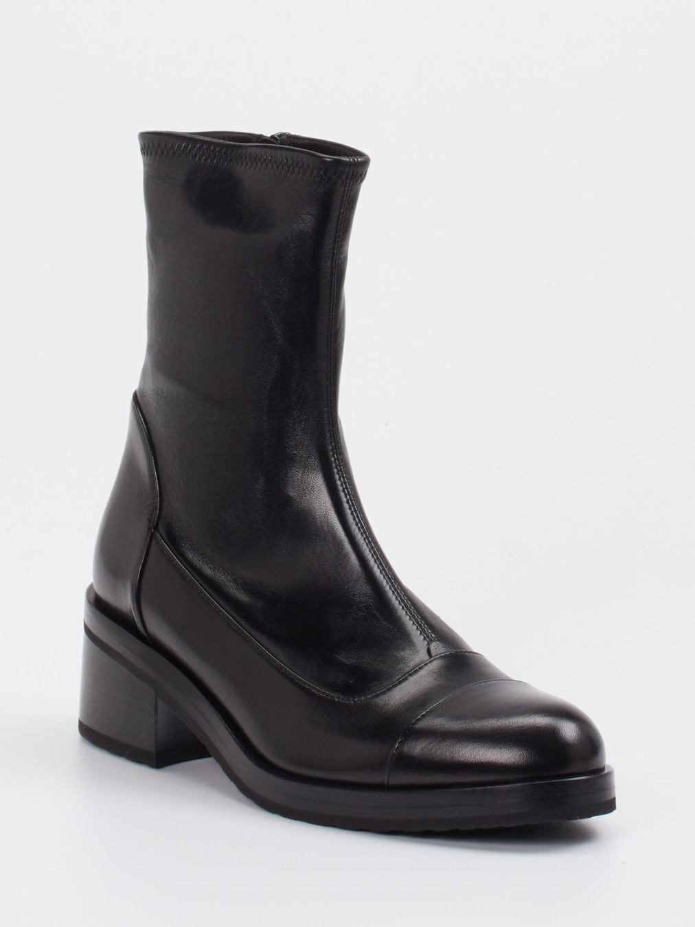 Truman's – Stiefeletten aus Veloursleder Schwarz