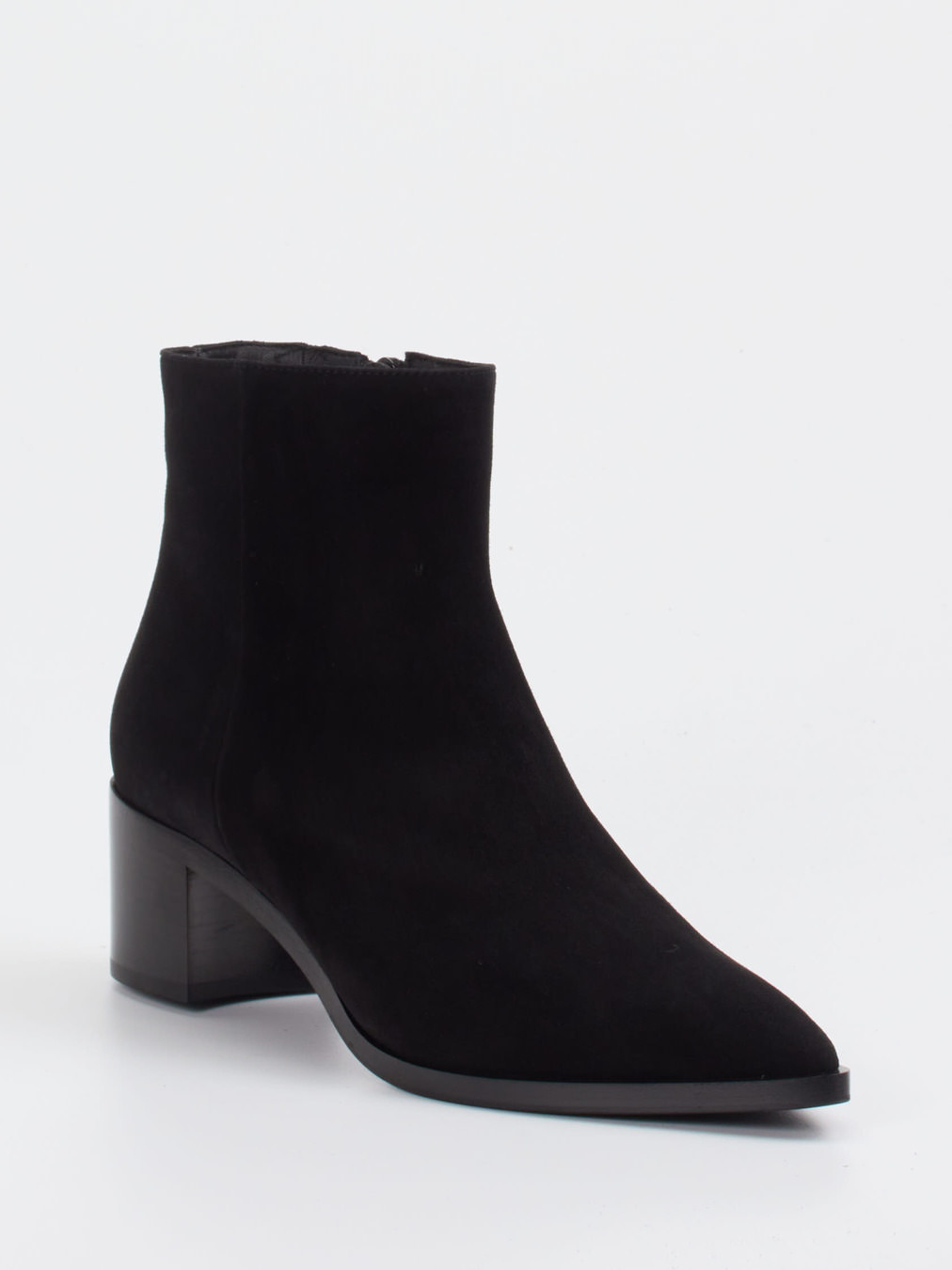 Truman’s – Stiefeletten aus Veloursleder schwarz