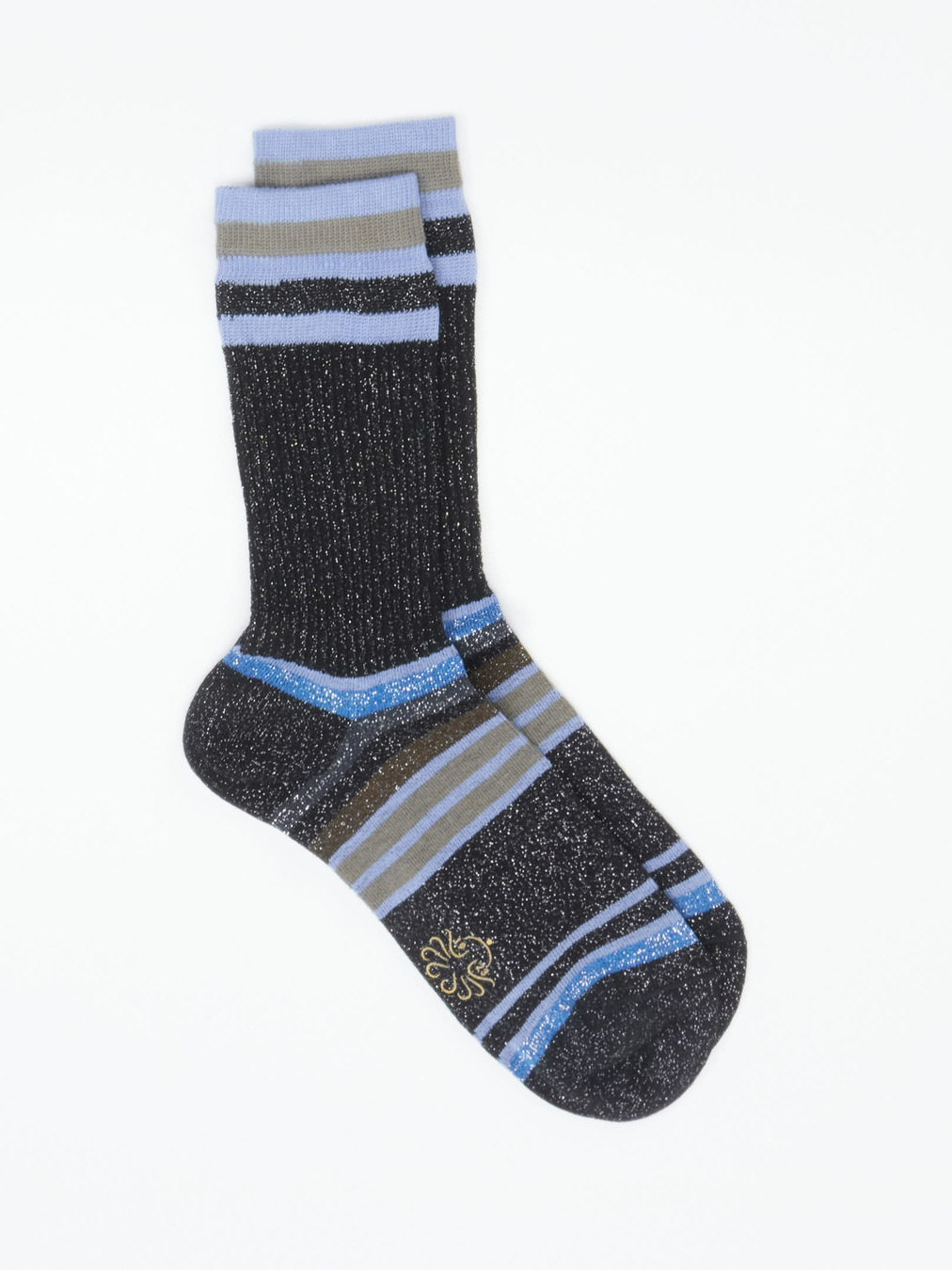 Alto Milano – Damensocke aus Textil mit Glitzergarn