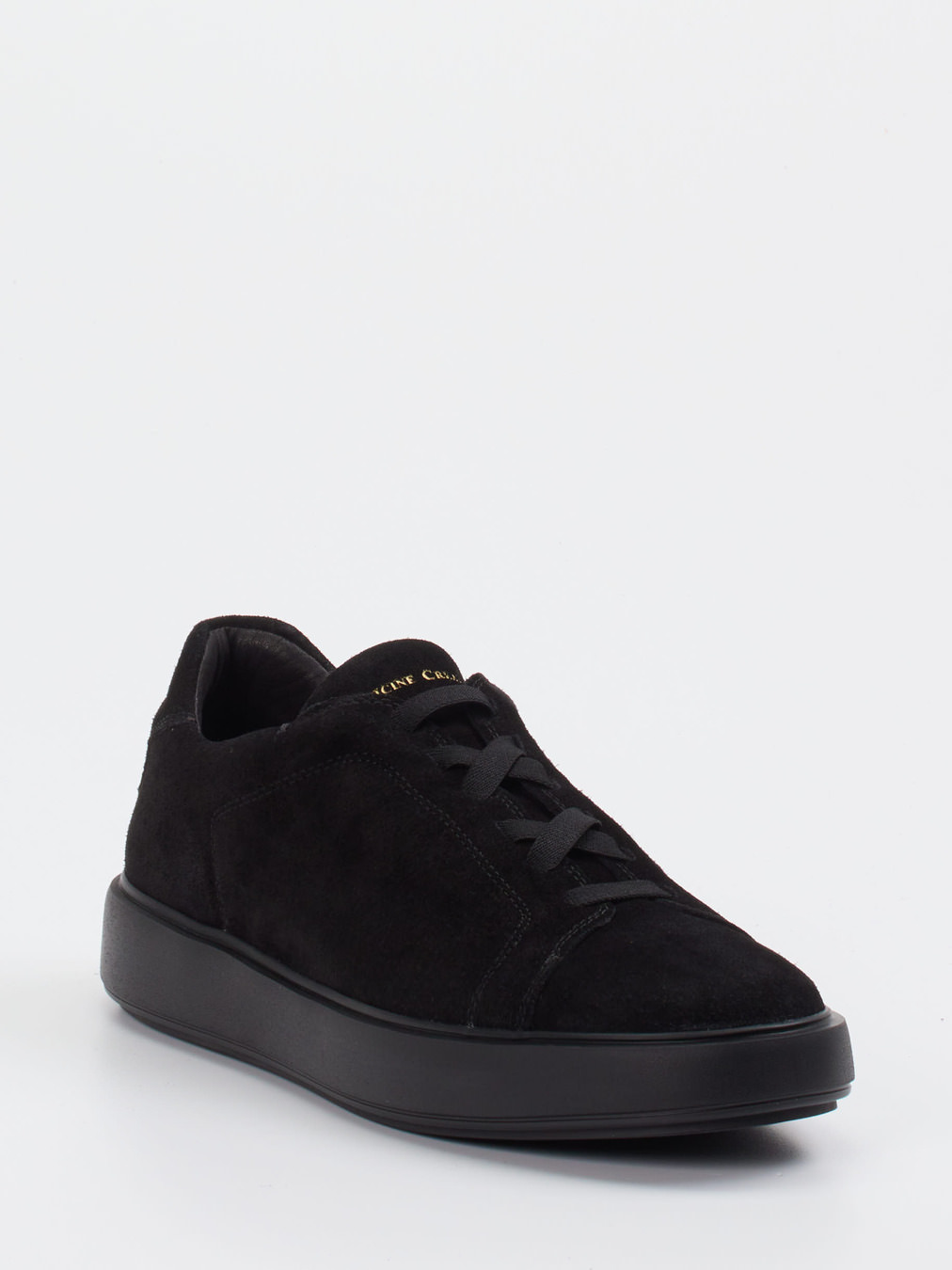 Officine Creative – Sneaker aus Veloursleder Schwarz