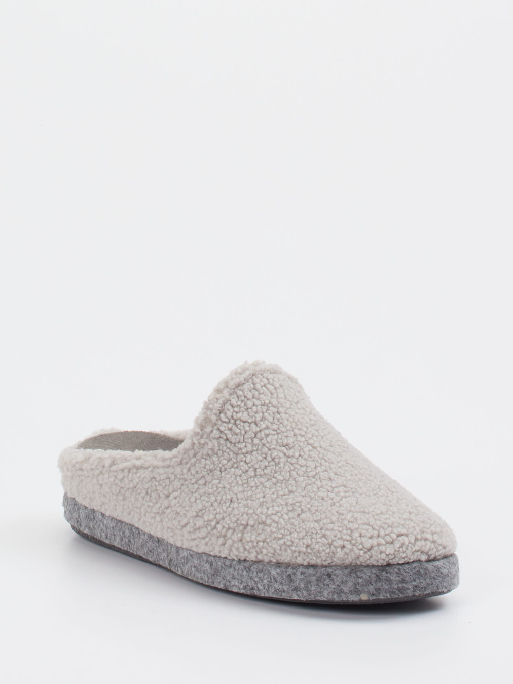 Josef Seibel Relax – Pantoffeln aus Textil in Hellbeige