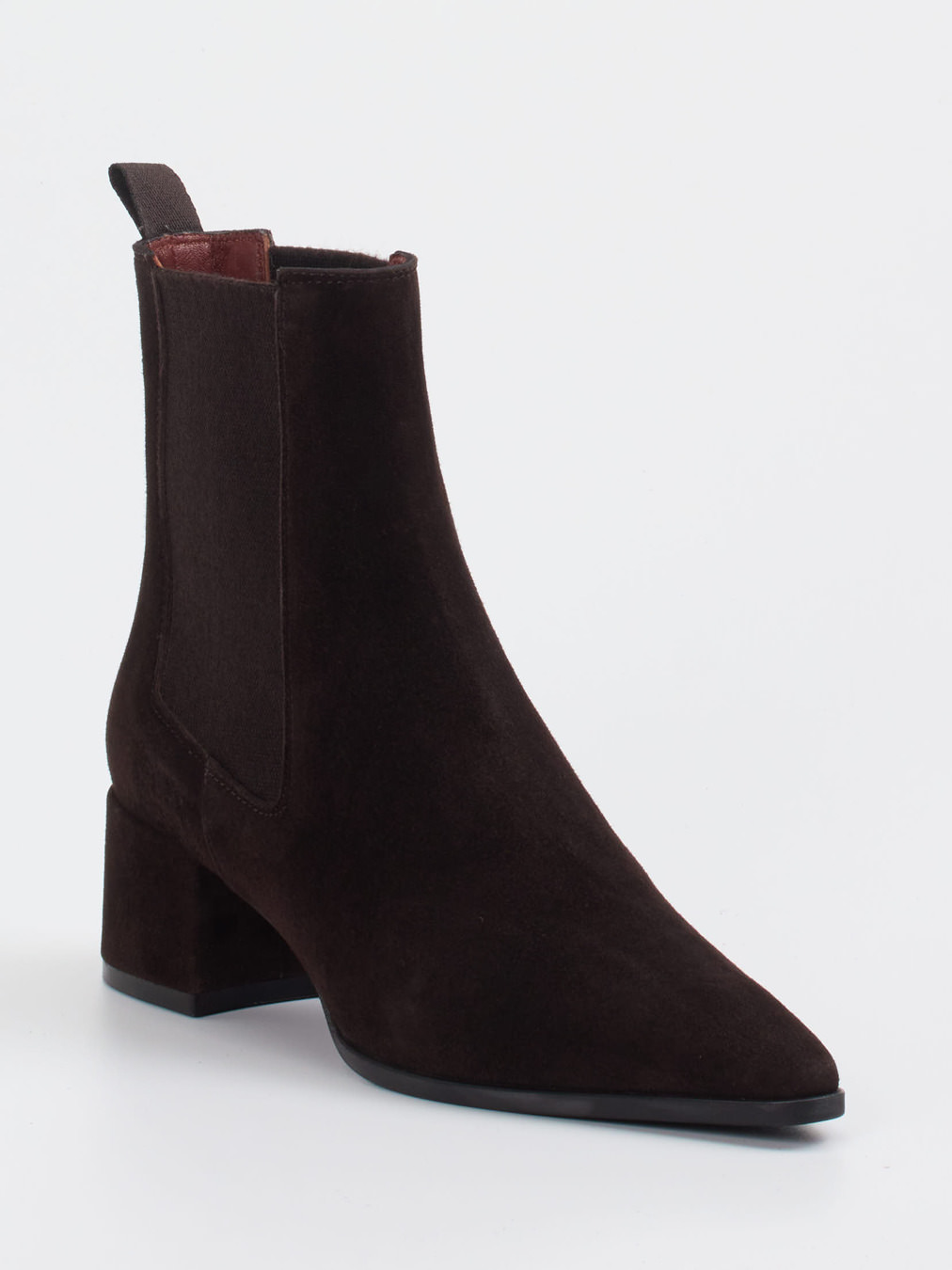 Konstantin Starke – Chelsea Boots aus Veloursleder Braun