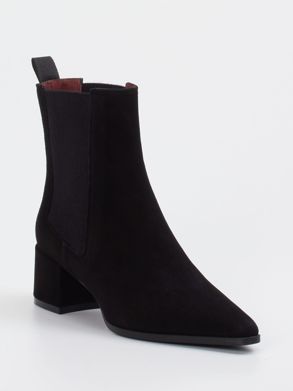Konstantin Starke – Chelsea Boots aus Veloursleder Schwarz