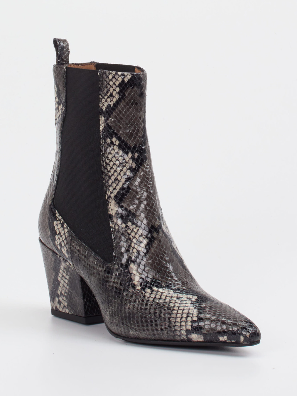 Konstantin Starke – Chelsea Boots aus Lammleder grau