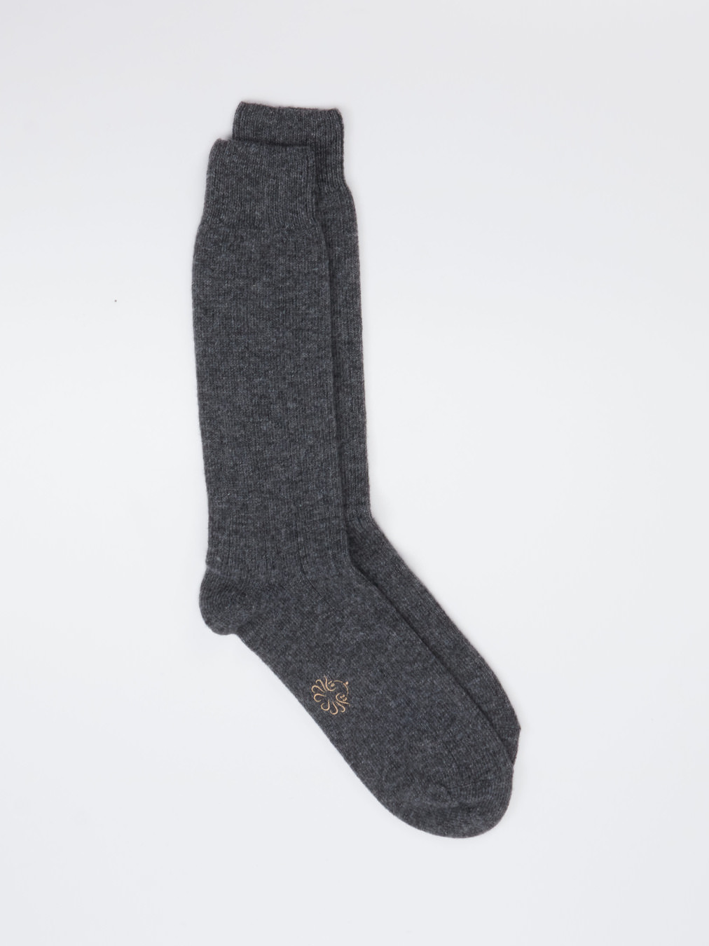 Alto Milano – Freizeitsocken aus Wolle in Anthrazit