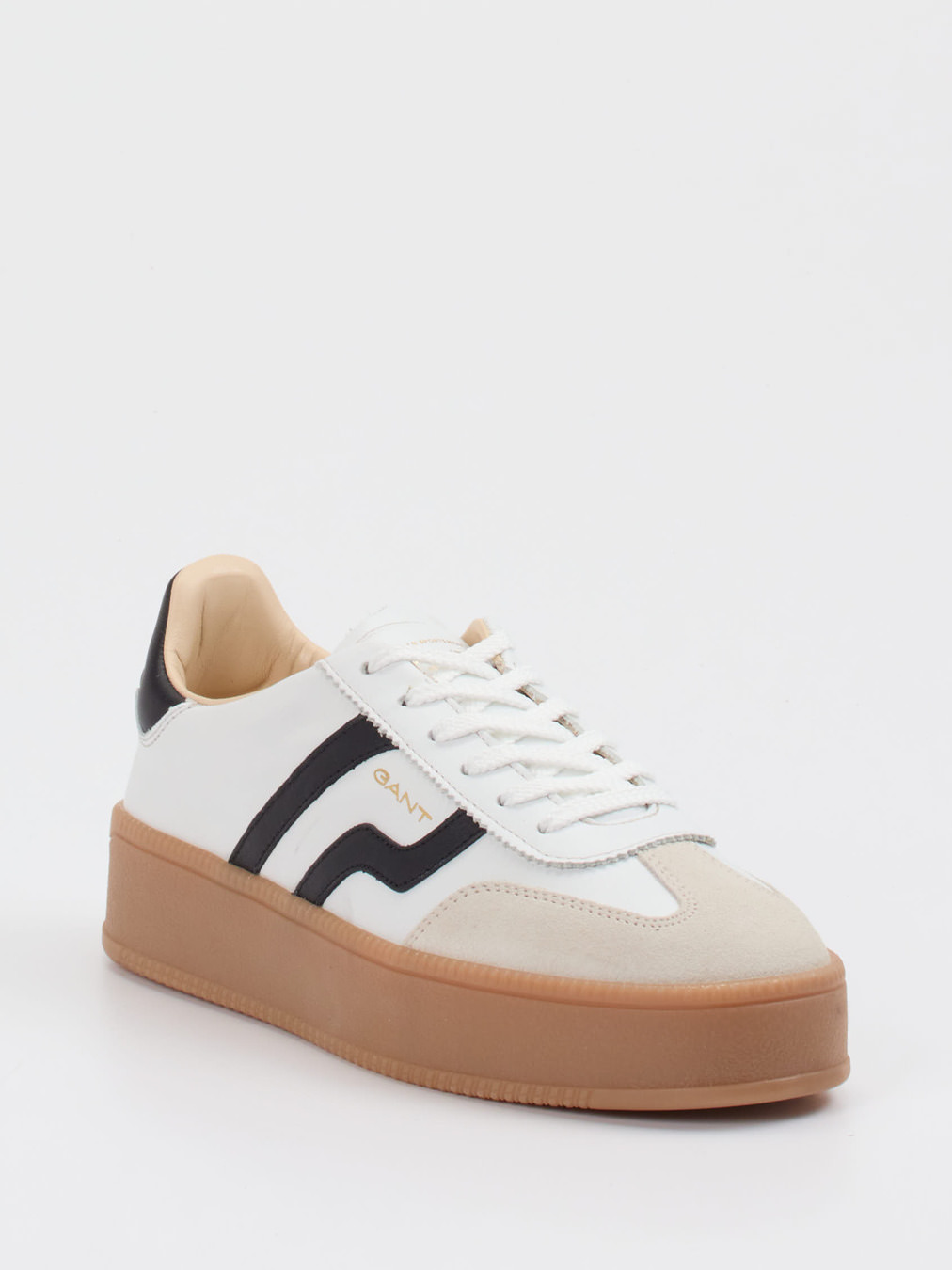 Gant – Sneaker aus Kalbleder mit Gumsohle