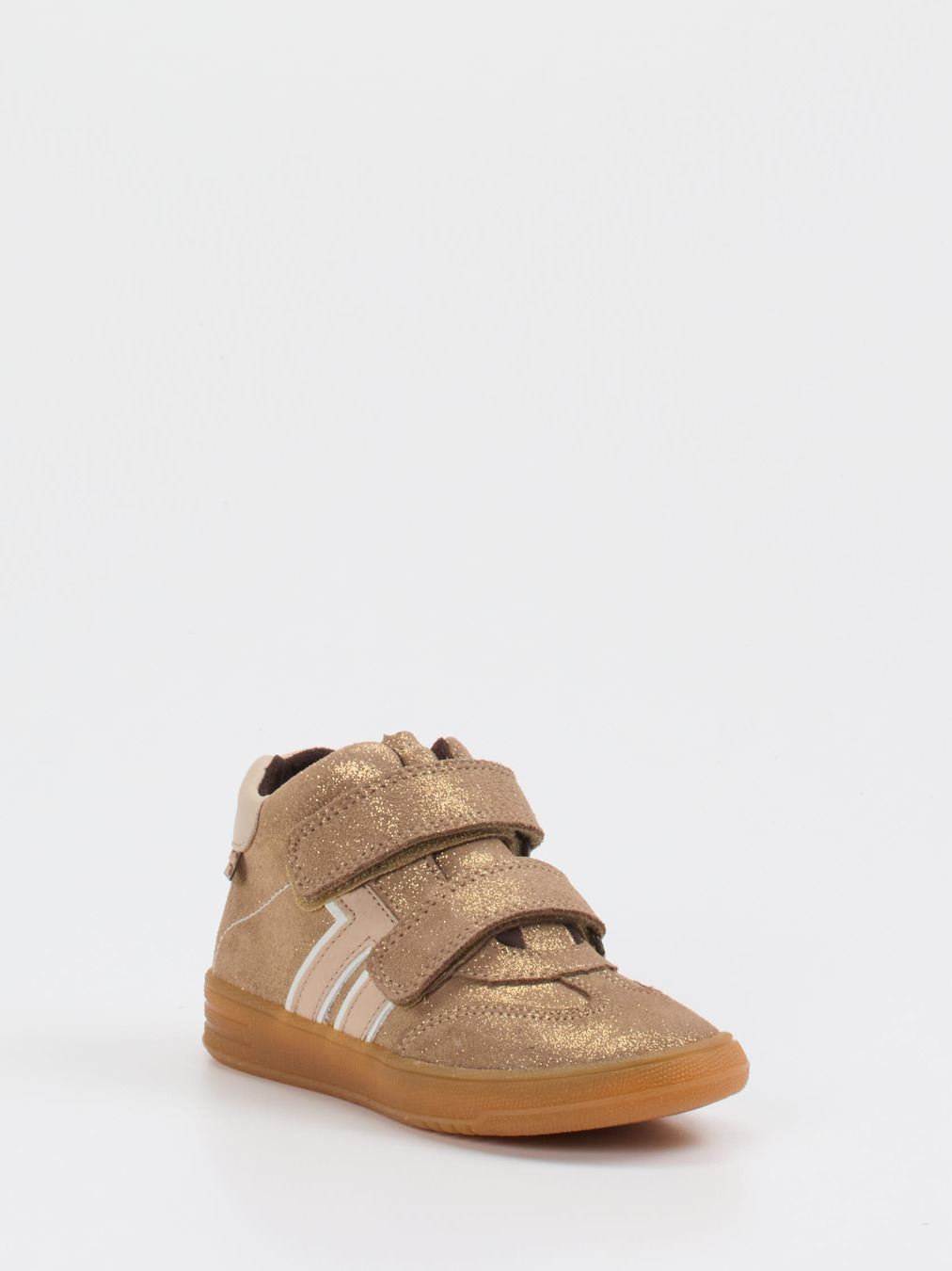 Froddo – High-Top-Sneaker aus Metallic in Gold